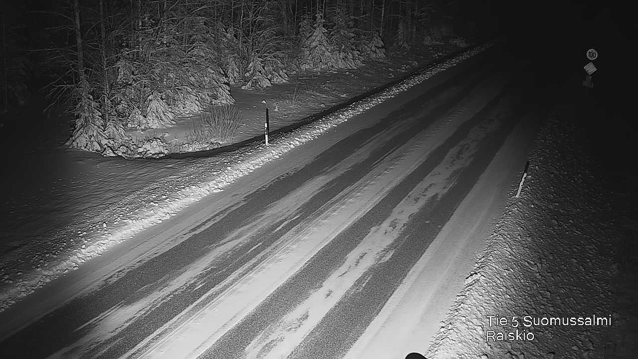 Weather Camera Image Väg 5 Suomussalmi Raiskio, Suomussalmi, Kainuu