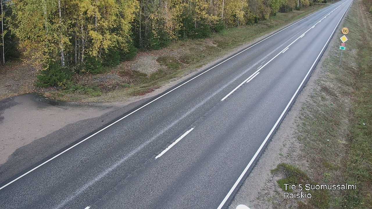 Kelikamerat Kuva Tie 5 Suomussalmi Raiskio, Suomussalmi, Kainuu