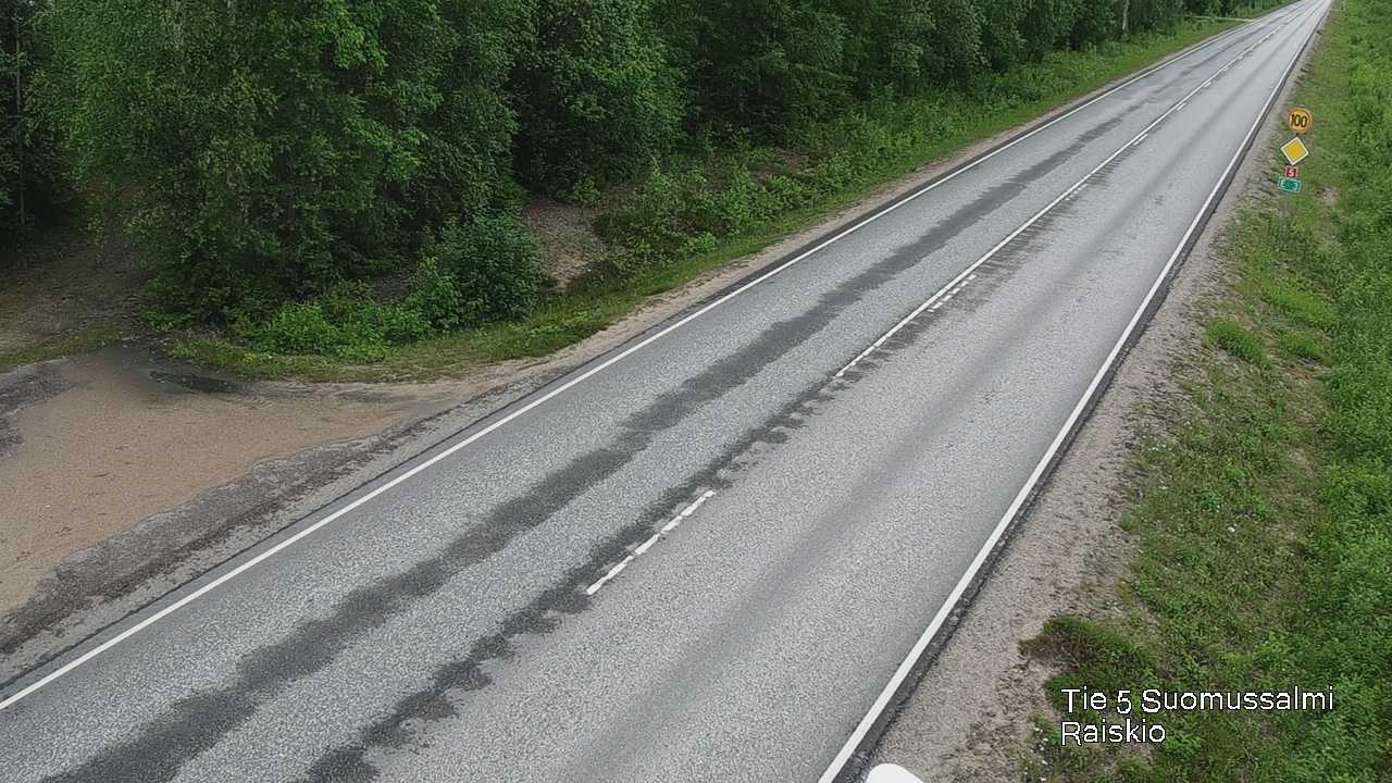 Weather Camera Image Road 5 Suomussalmi Raiskio, Suomussalmi, Kainuu