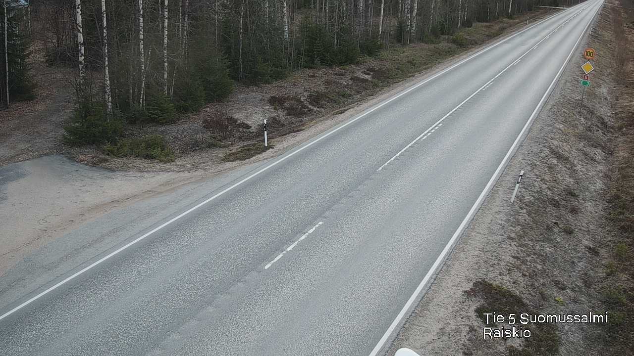 Kelikamerat Kuva Tie 5 Suomussalmi Raiskio, Suomussalmi, Kainuu