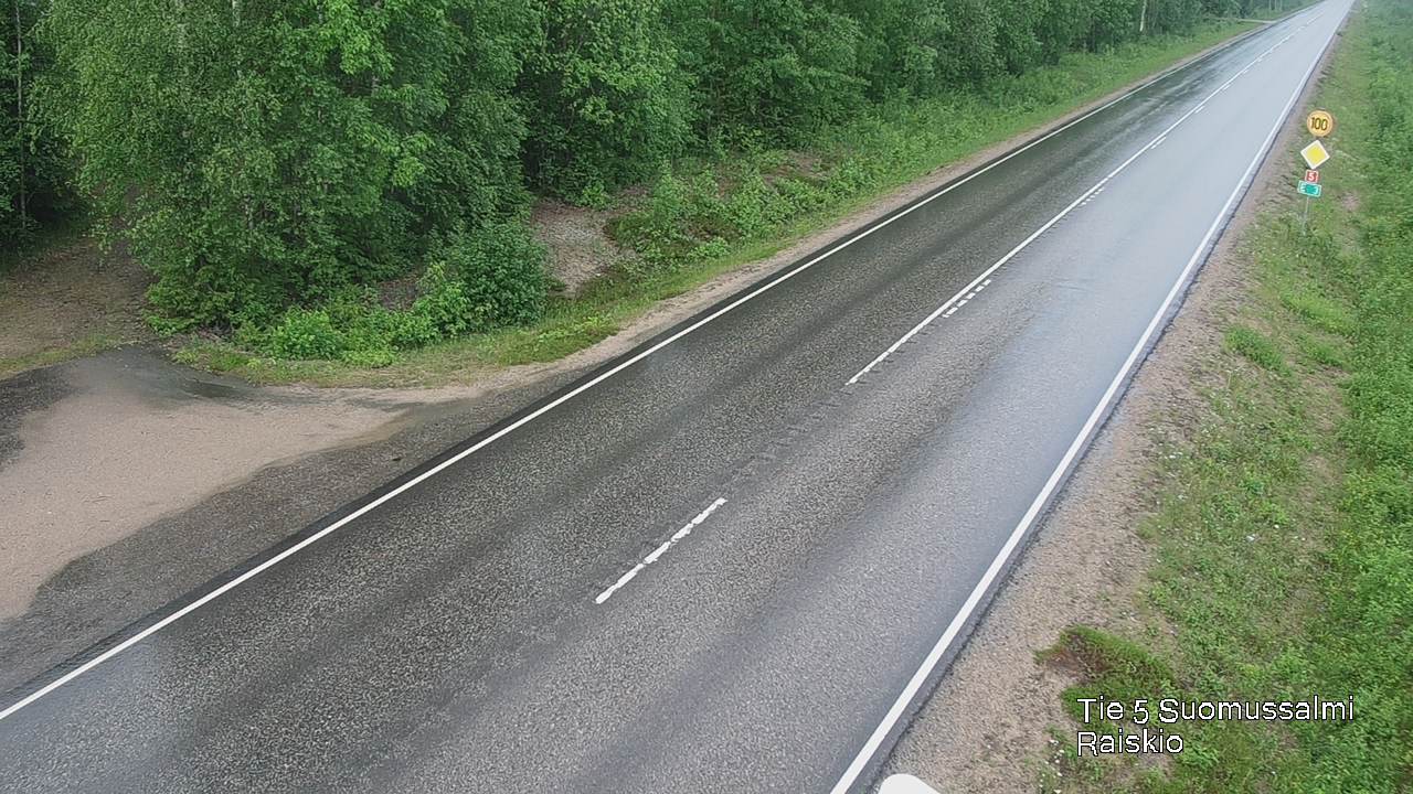 Kelikamerat Kuva Tie 5 Suomussalmi Raiskio, Suomussalmi, Kainuu