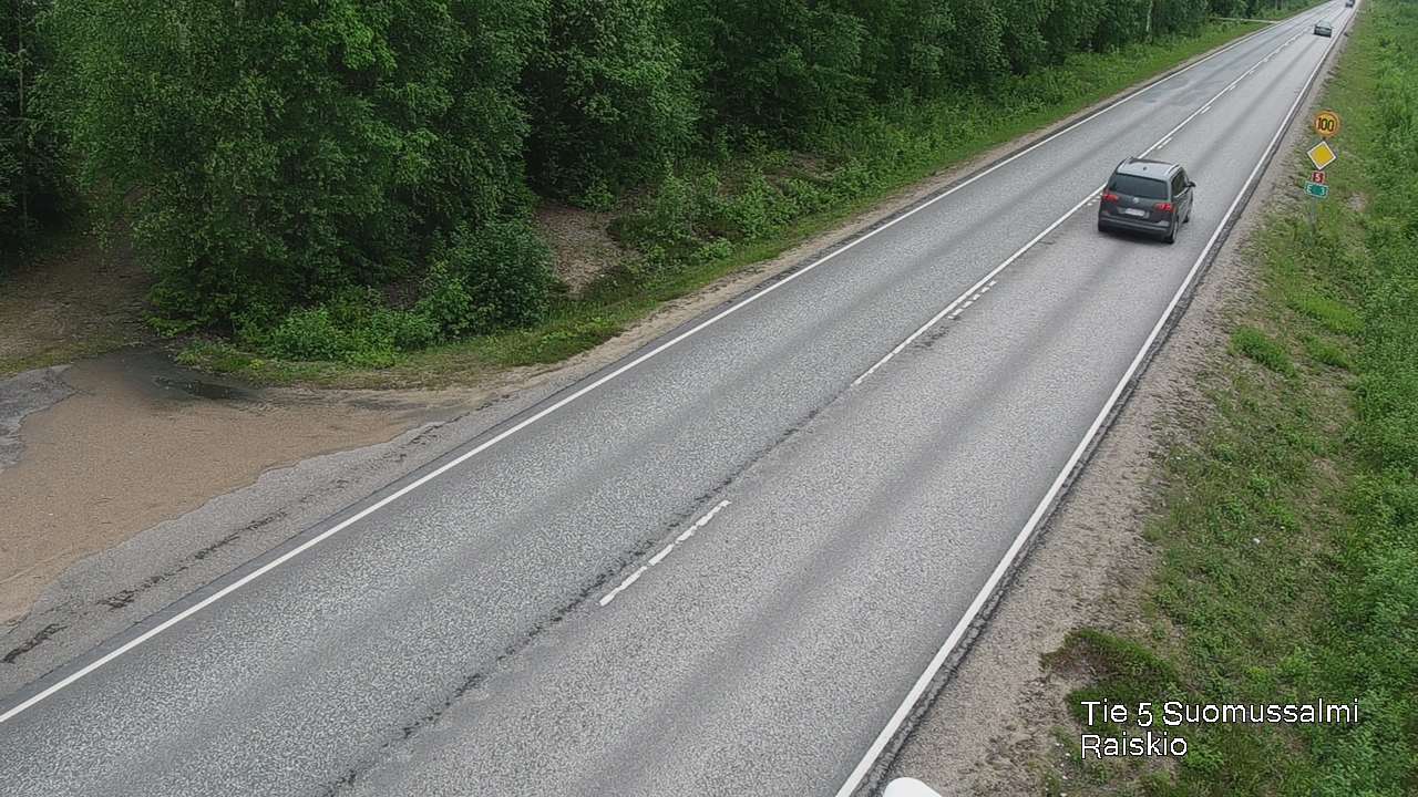 Kelikamerat Kuva Tie 5 Suomussalmi Raiskio, Suomussalmi, Kainuu