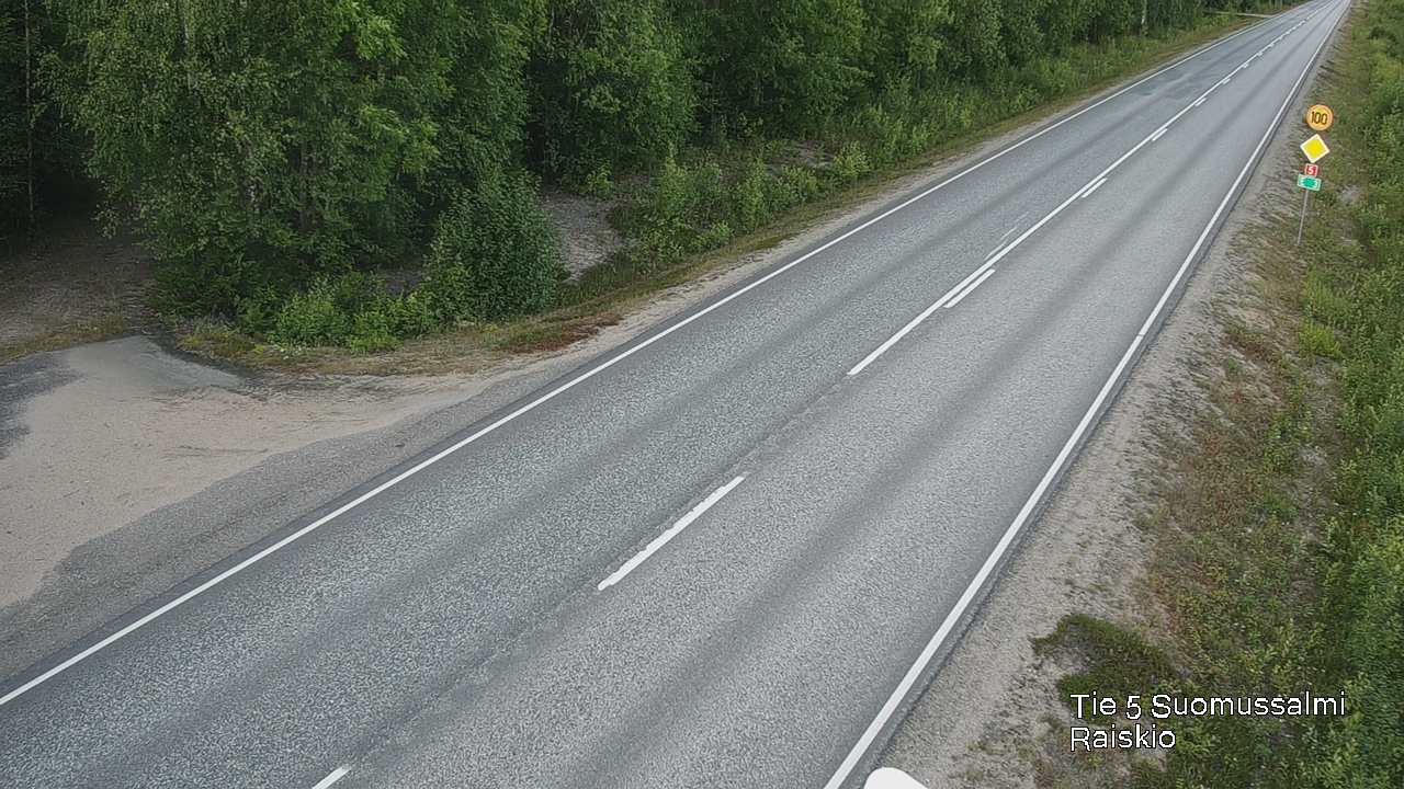 Kelikamerat Kuva Tie 5 Suomussalmi Raiskio, Suomussalmi, Kainuu