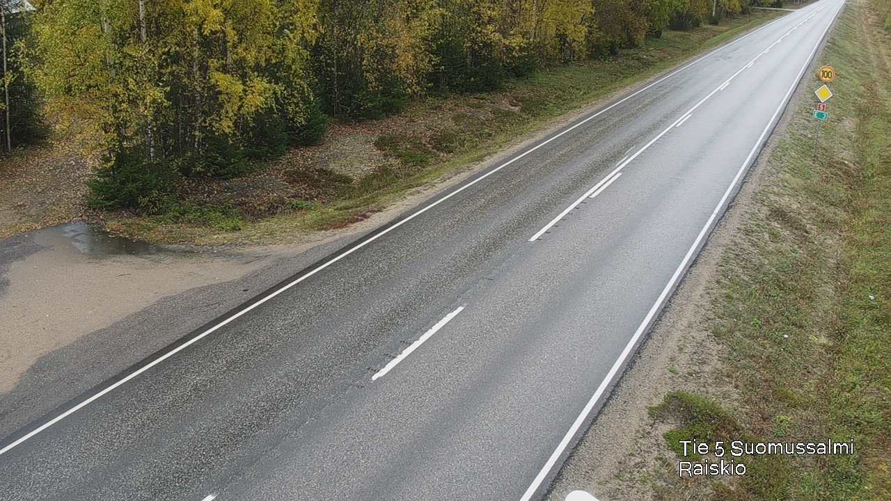 Kelikamerat Kuva Tie 5 Suomussalmi Raiskio, Suomussalmi, Kainuu