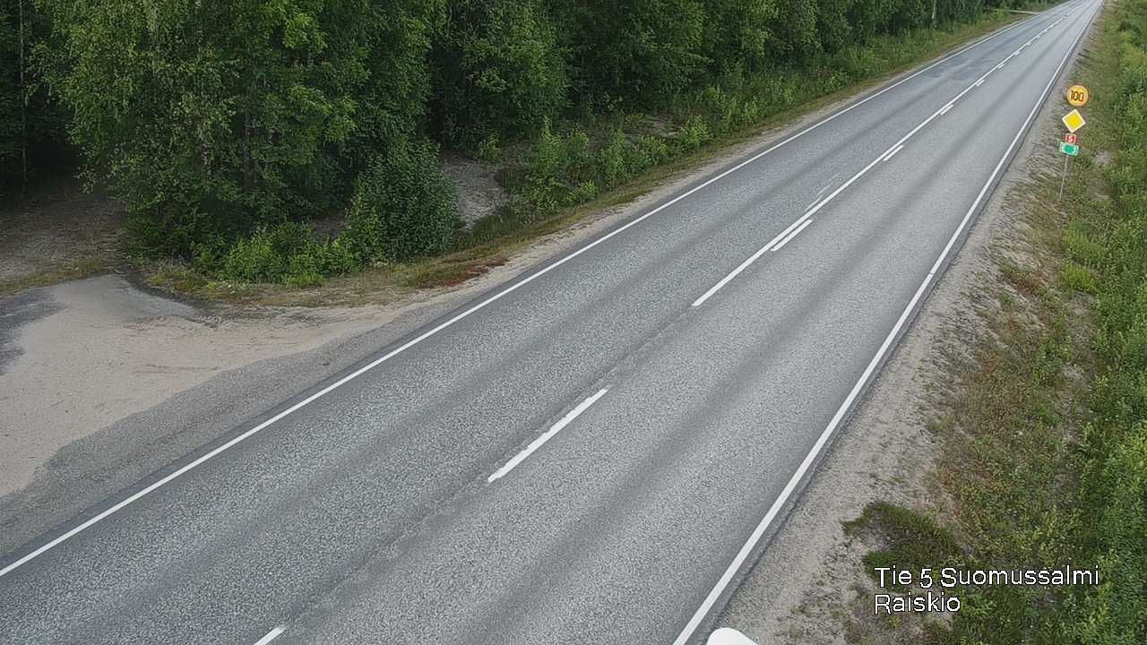 Kelikamerat Kuva Tie 5 Suomussalmi Raiskio, Suomussalmi, Kainuu