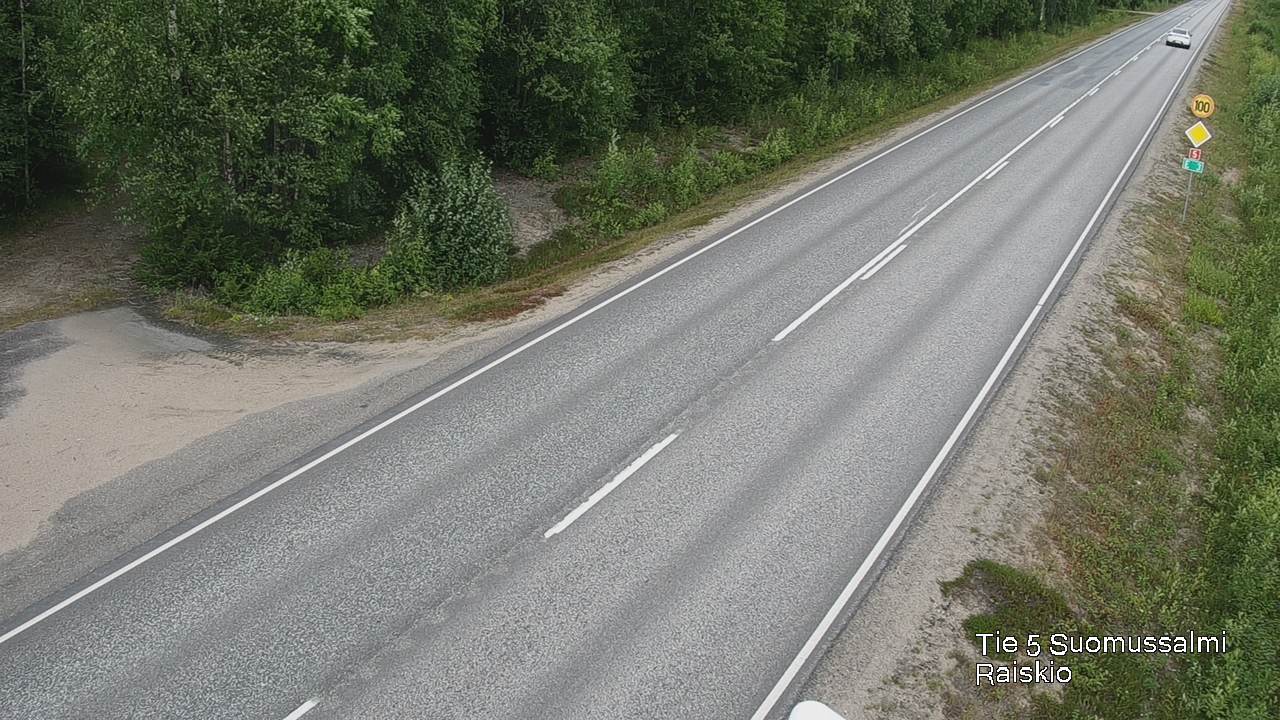 Kelikamerat Kuva Tie 5 Suomussalmi Raiskio, Suomussalmi, Kainuu