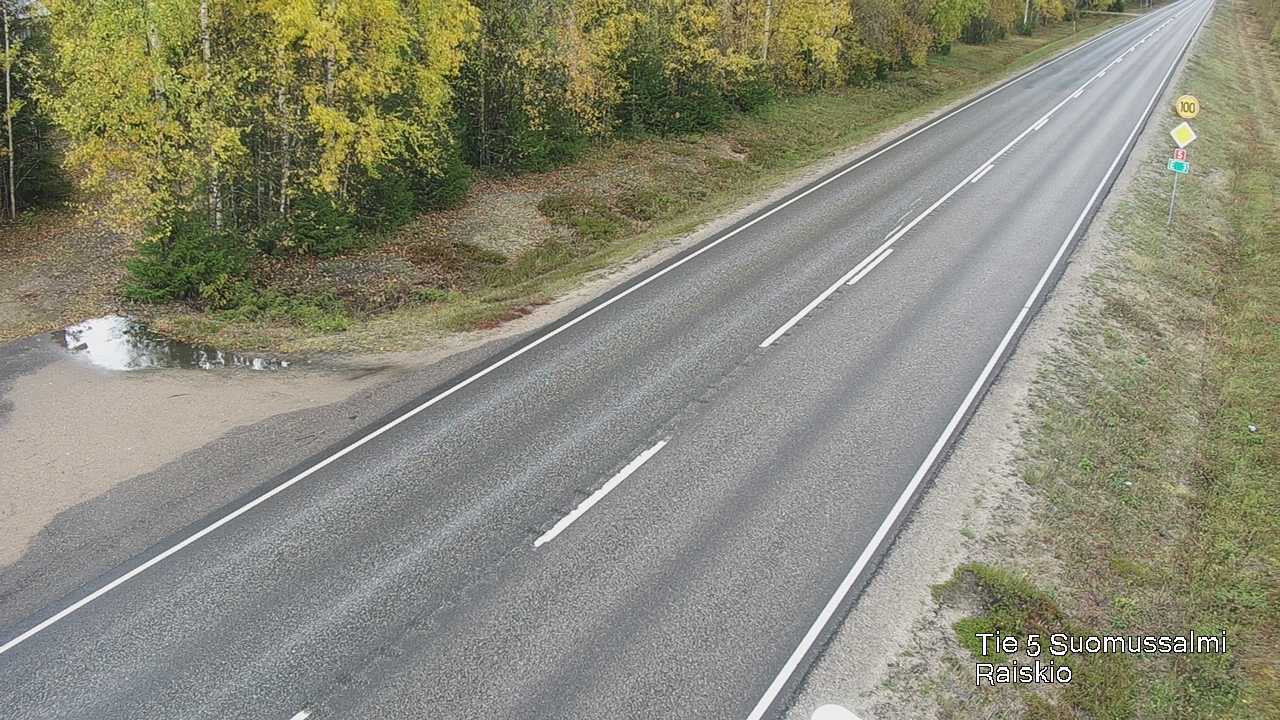 Kelikamerat Kuva Tie 5 Suomussalmi Raiskio, Suomussalmi, Kainuu