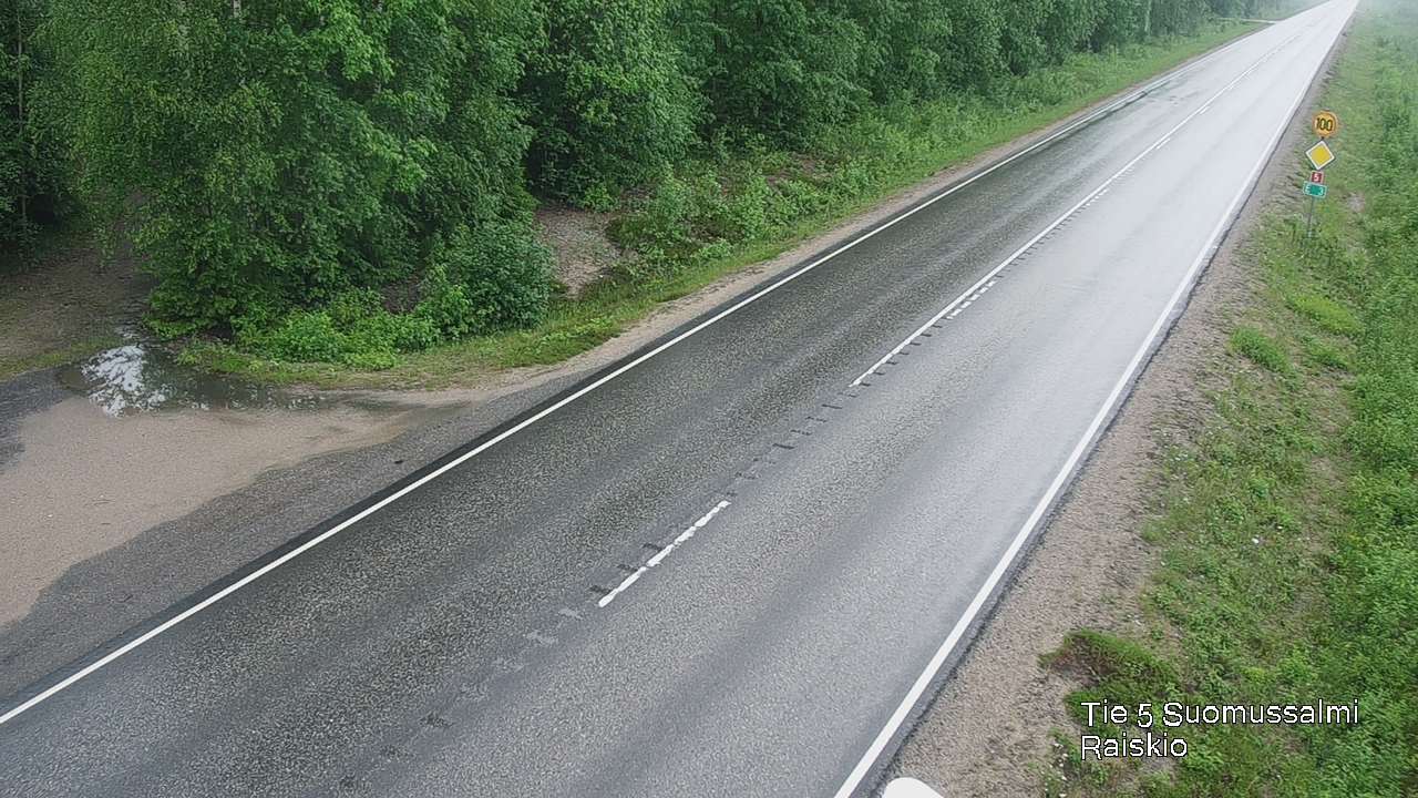 Kelikamerat Kuva Tie 5 Suomussalmi Raiskio, Suomussalmi, Kainuu