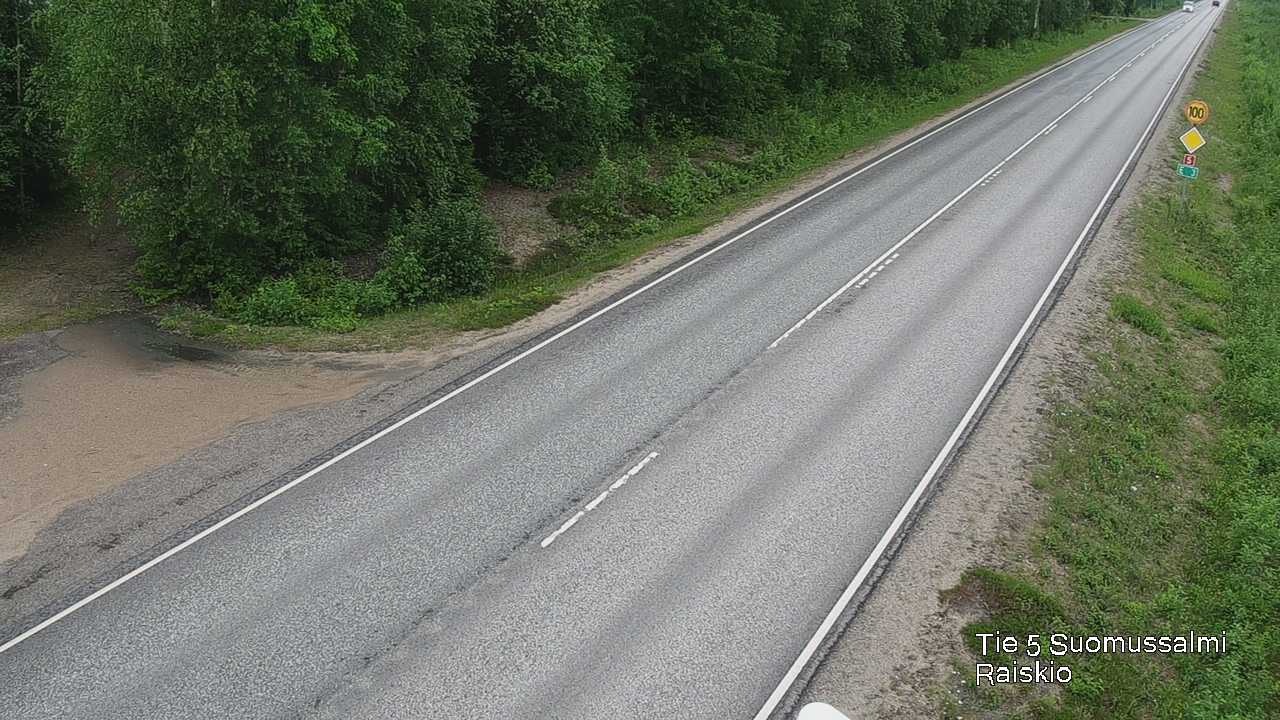 Kelikamerat Kuva Tie 5 Suomussalmi Raiskio, Suomussalmi, Kainuu