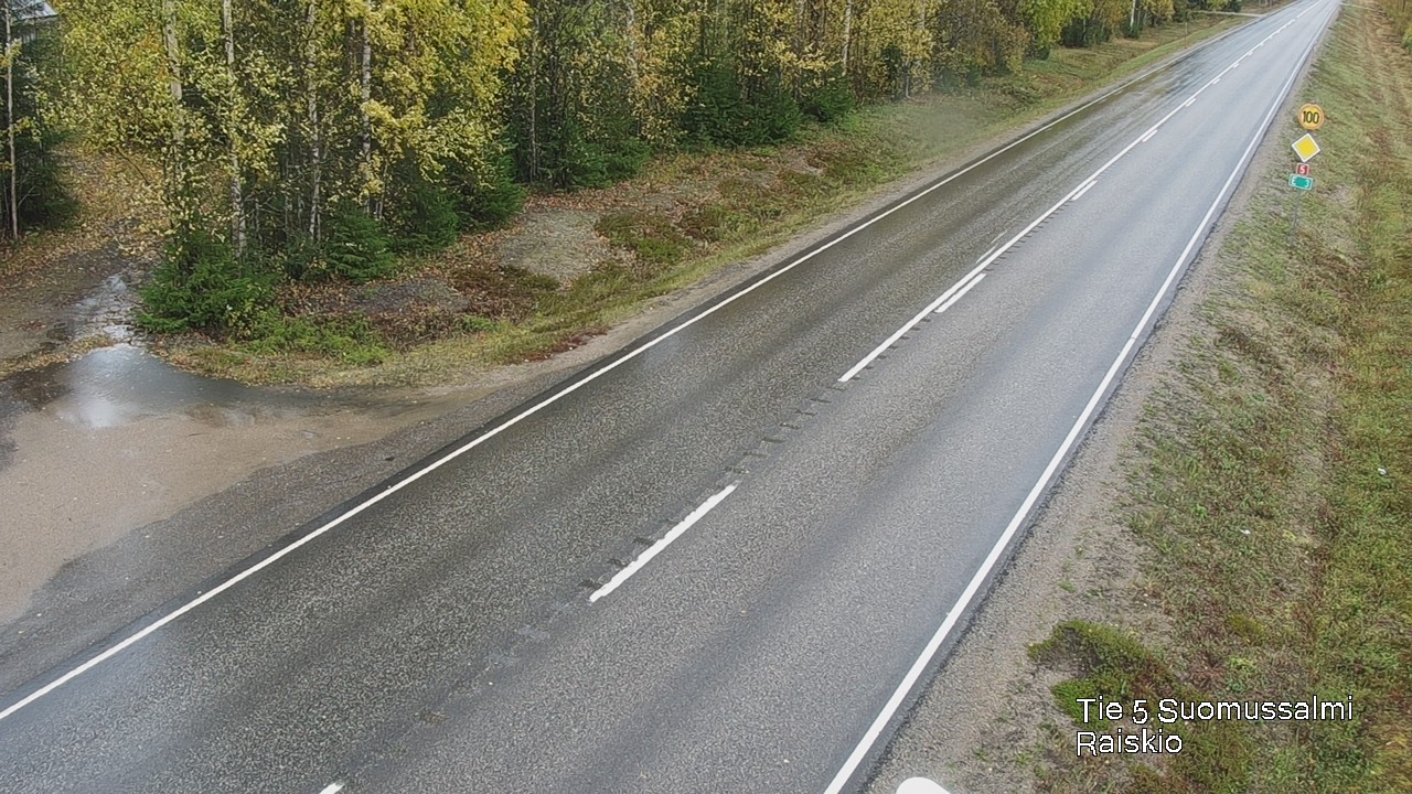 Weather Camera Image Road 5 Suomussalmi Raiskio, Suomussalmi, Kainuu