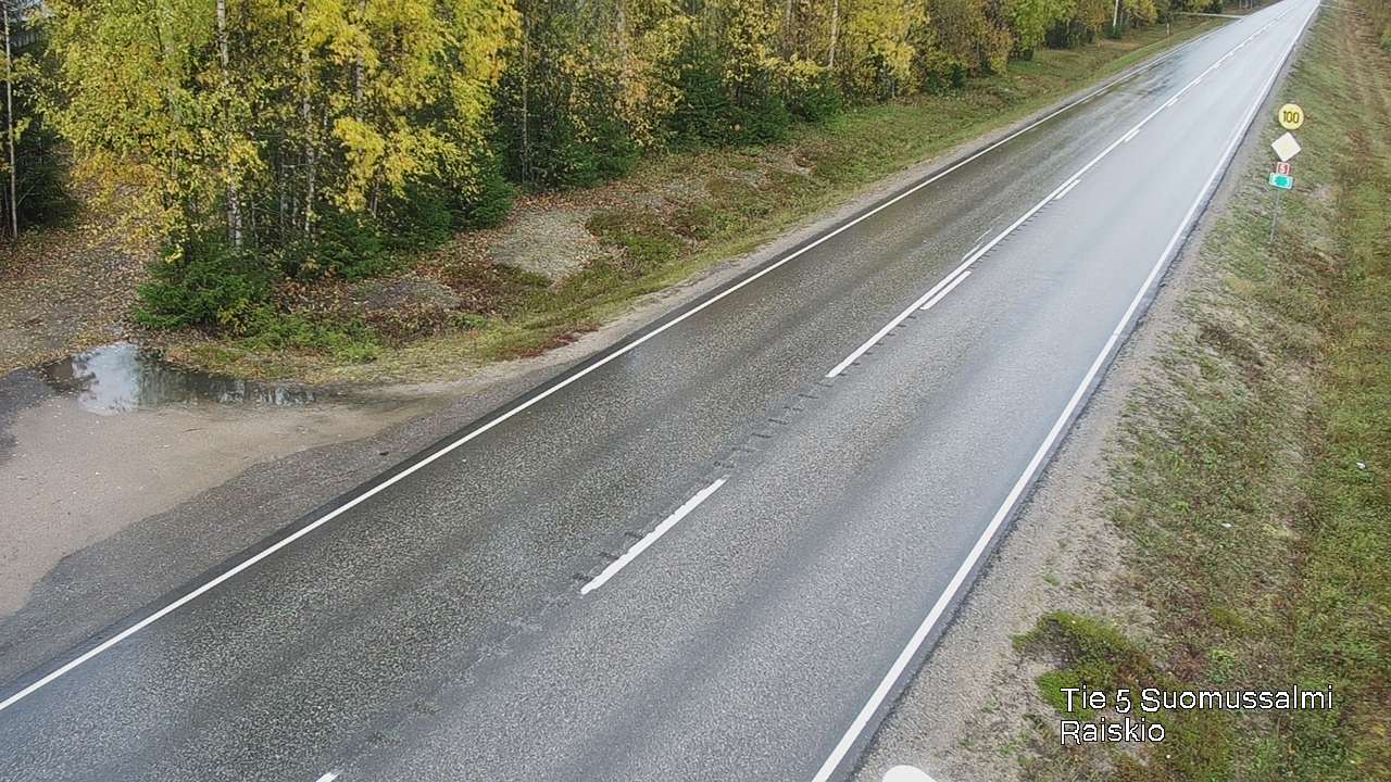 Weather Camera Image Road 5 Suomussalmi Raiskio, Suomussalmi, Kainuu