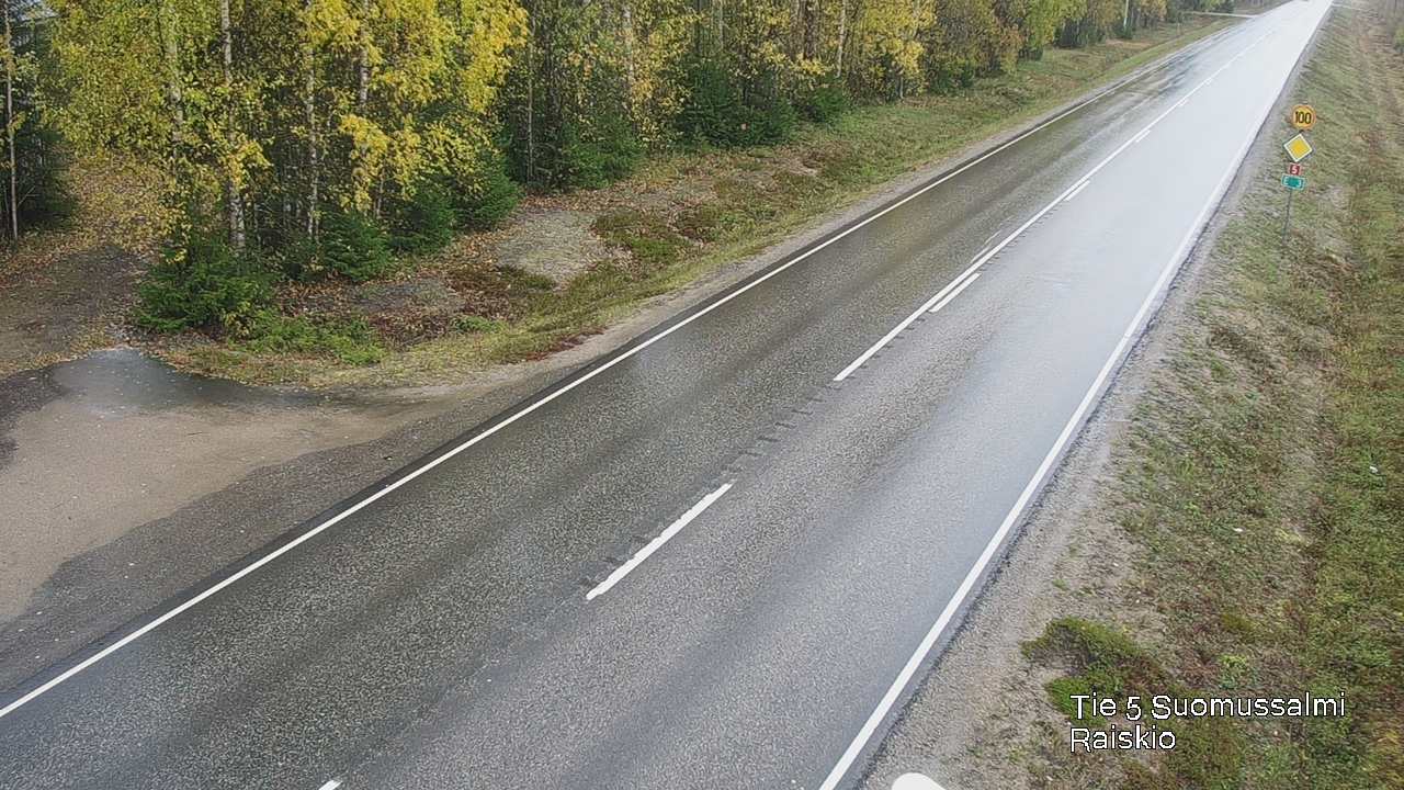 Weather Camera Image Road 5 Suomussalmi Raiskio, Suomussalmi, Kainuu