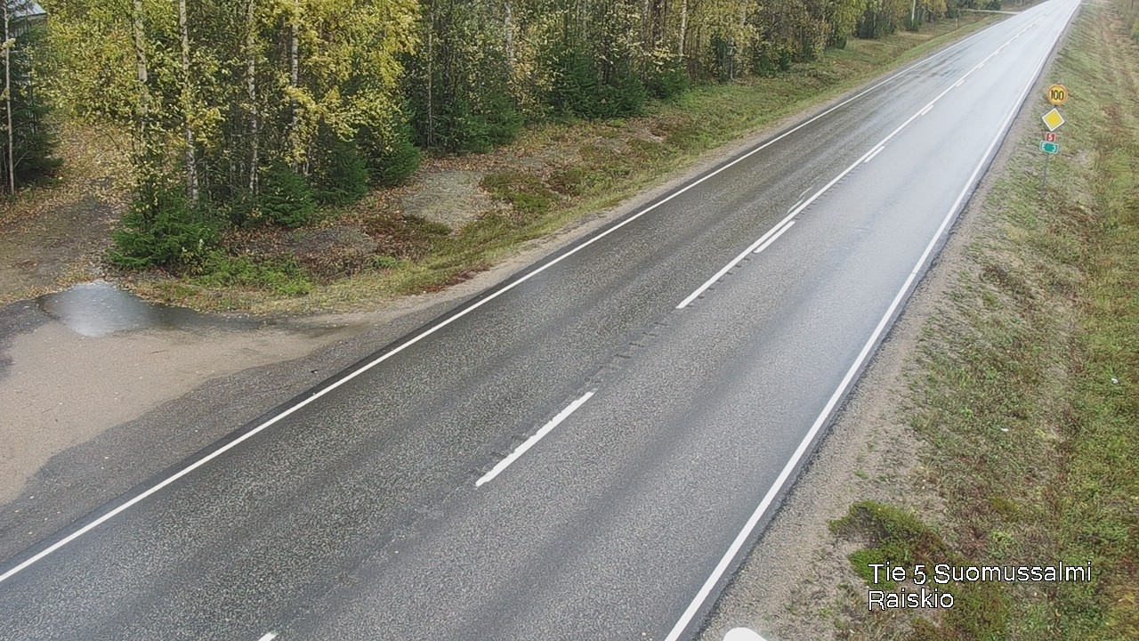Weather Camera Image Road 5 Suomussalmi Raiskio, Suomussalmi, Kainuu