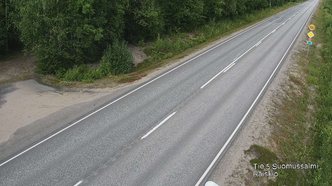 Kelikamerat Kuva Tie 5 Suomussalmi Raiskio, Suomussalmi, Kainuu