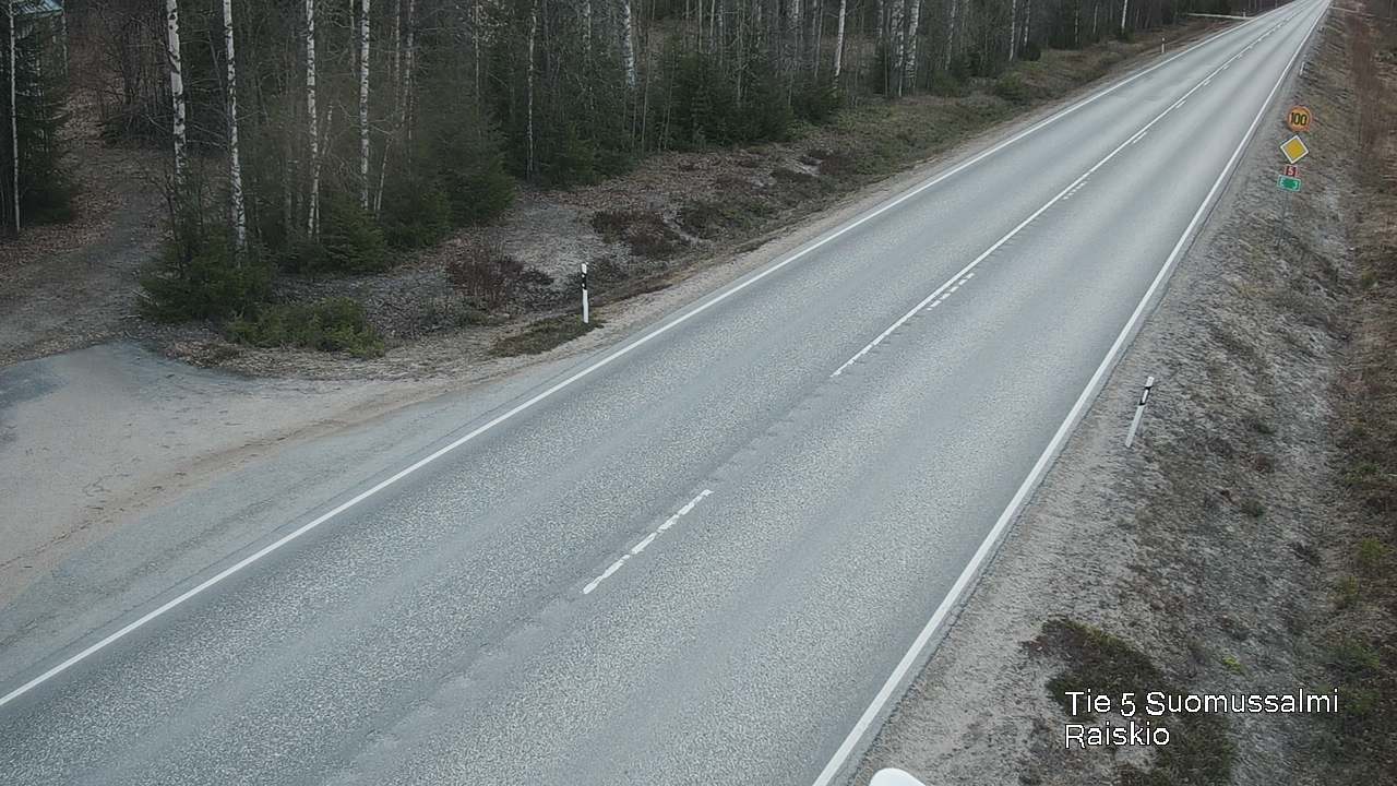Kelikamerat Kuva Tie 5 Suomussalmi Raiskio, Suomussalmi, Kainuu