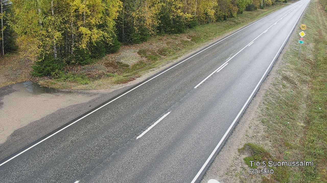 Kelikamerat Kuva Tie 5 Suomussalmi Raiskio, Suomussalmi, Kainuu