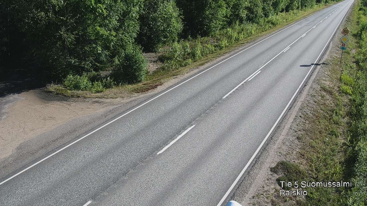 Kelikamerat Kuva Tie 5 Suomussalmi Raiskio, Suomussalmi, Kainuu