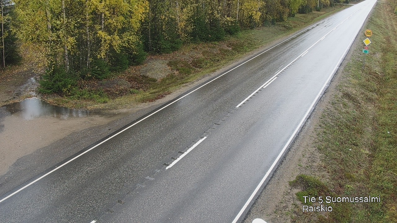 Weather Camera Image Road 5 Suomussalmi Raiskio, Suomussalmi, Kainuu