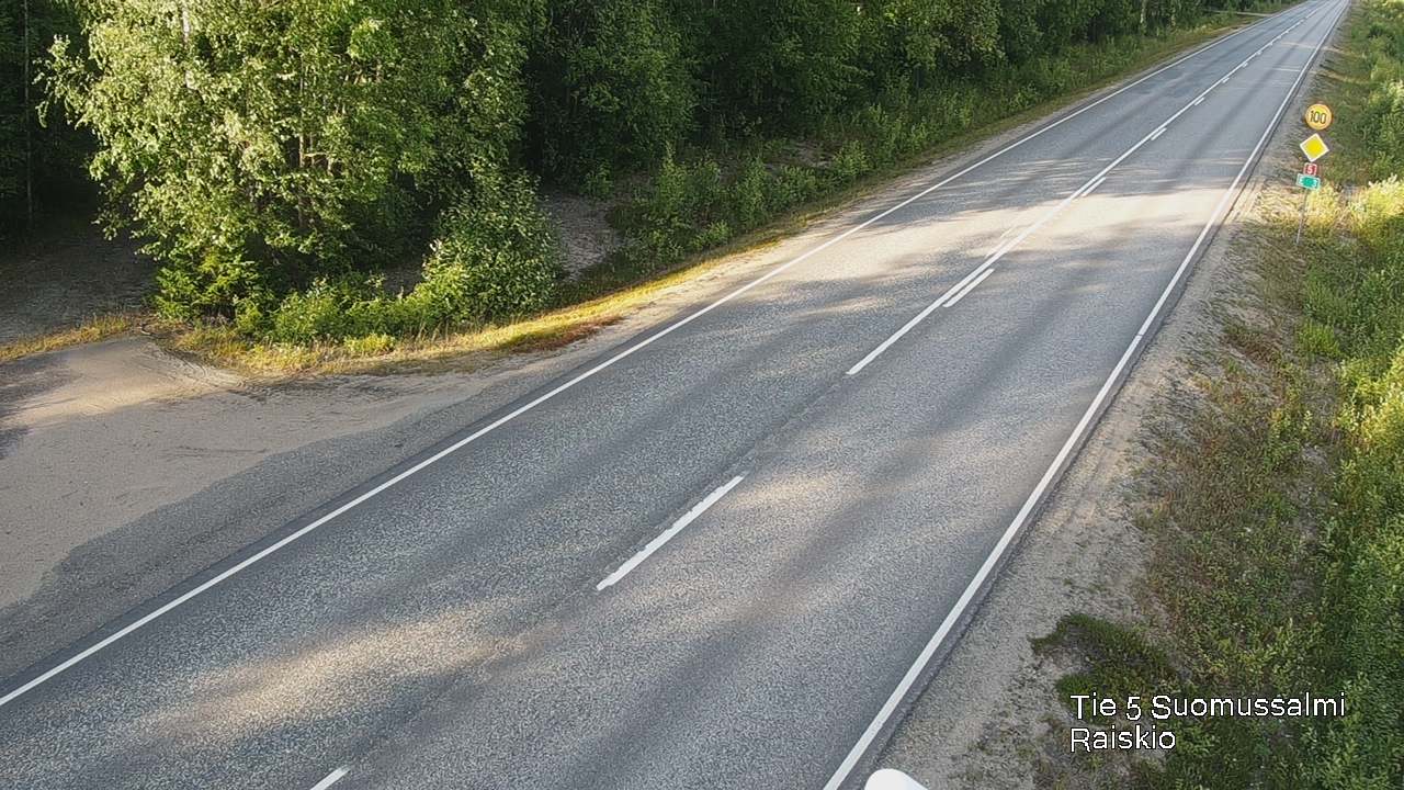 Kelikamerat Kuva Tie 5 Suomussalmi Raiskio, Suomussalmi, Kainuu