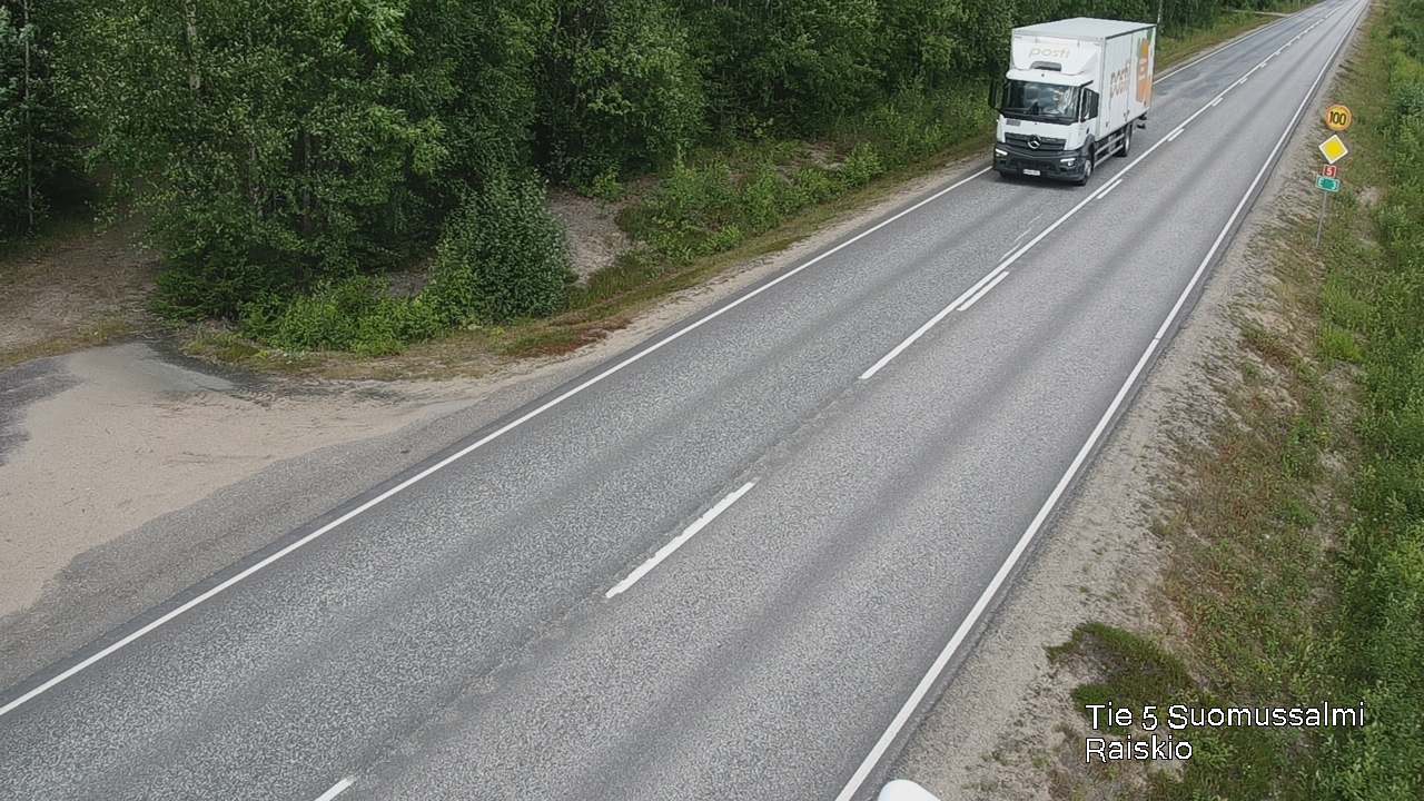 Kelikamerat Kuva Tie 5 Suomussalmi Raiskio, Suomussalmi, Kainuu