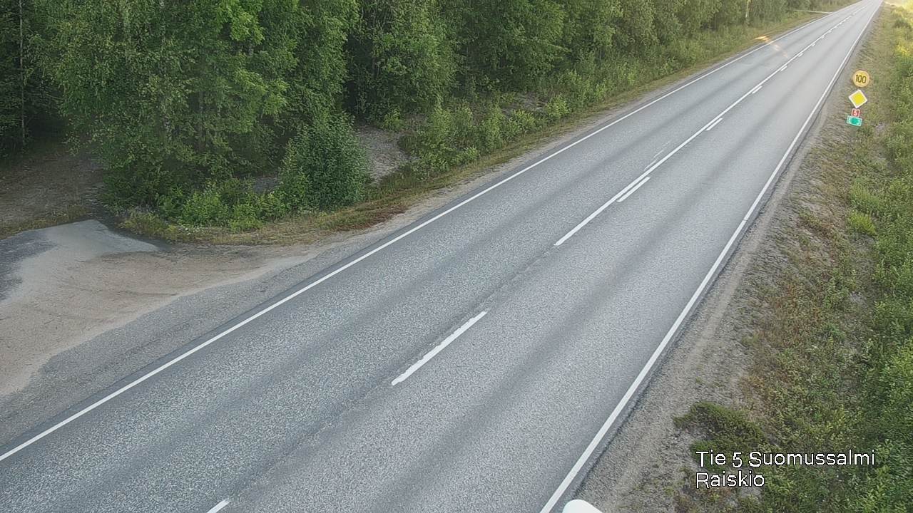 Kelikamerat Kuva Tie 5 Suomussalmi Raiskio, Suomussalmi, Kainuu