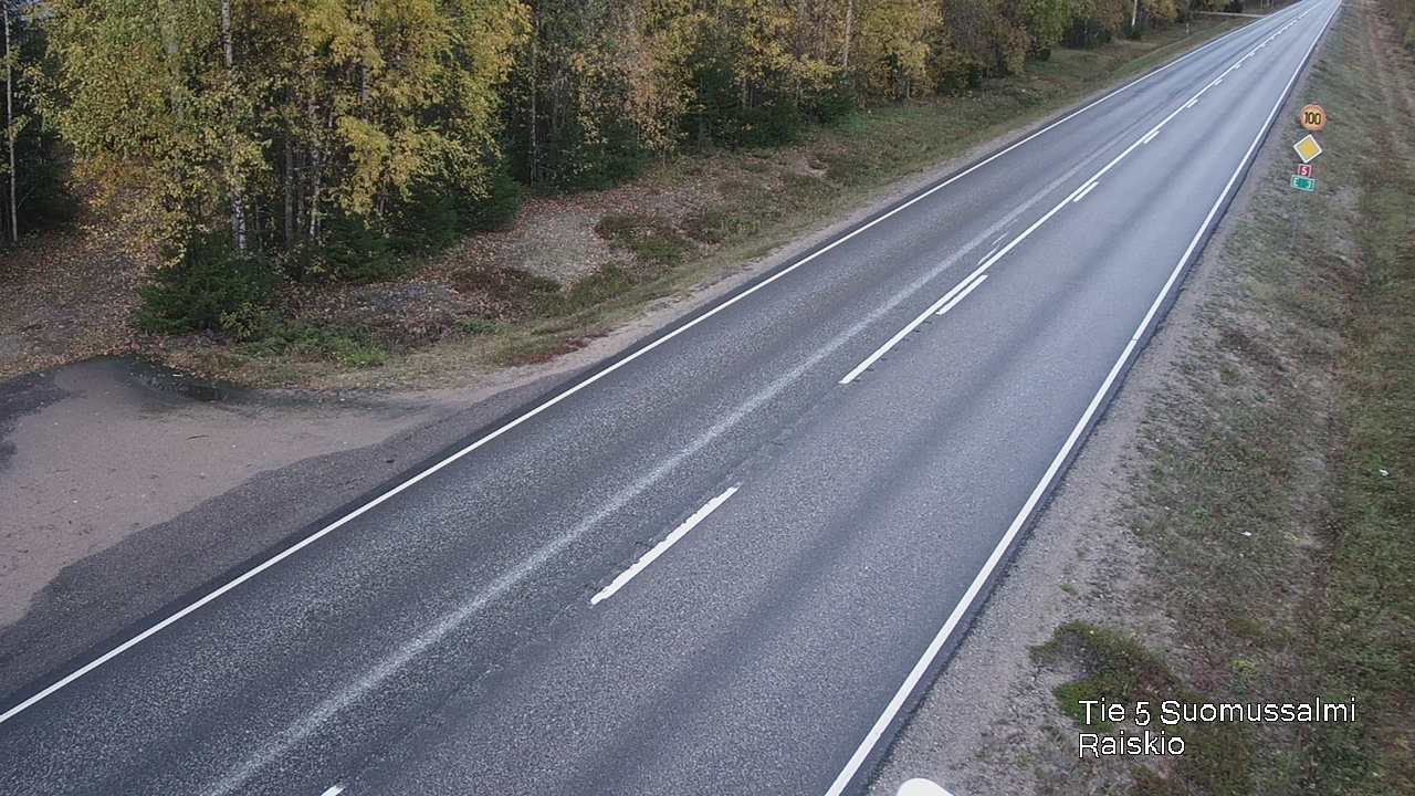 Kelikamerat Kuva Tie 5 Suomussalmi Raiskio, Suomussalmi, Kainuu