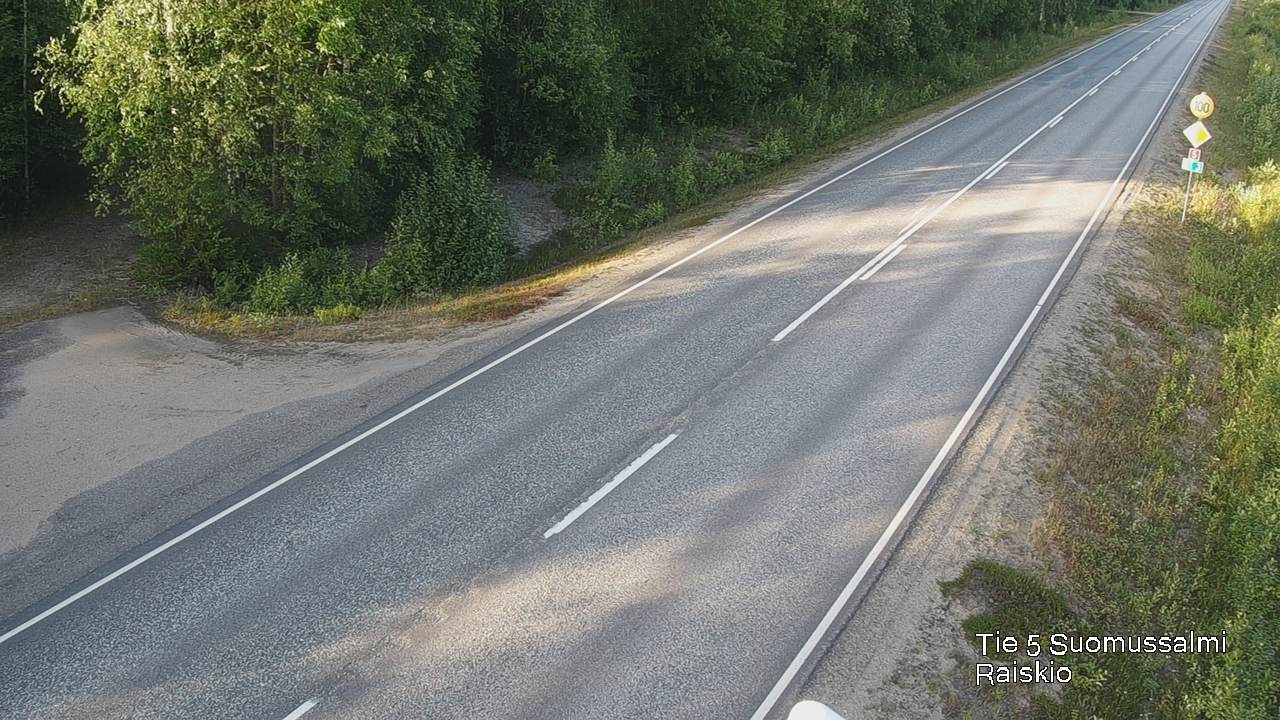 Kelikamerat Kuva Tie 5 Suomussalmi Raiskio, Suomussalmi, Kainuu