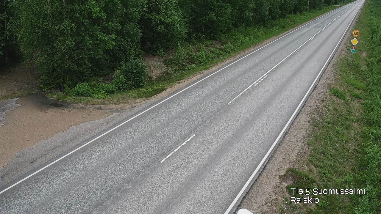 Kelikamerat Kuva Tie 5 Suomussalmi Raiskio, Suomussalmi, Kainuu