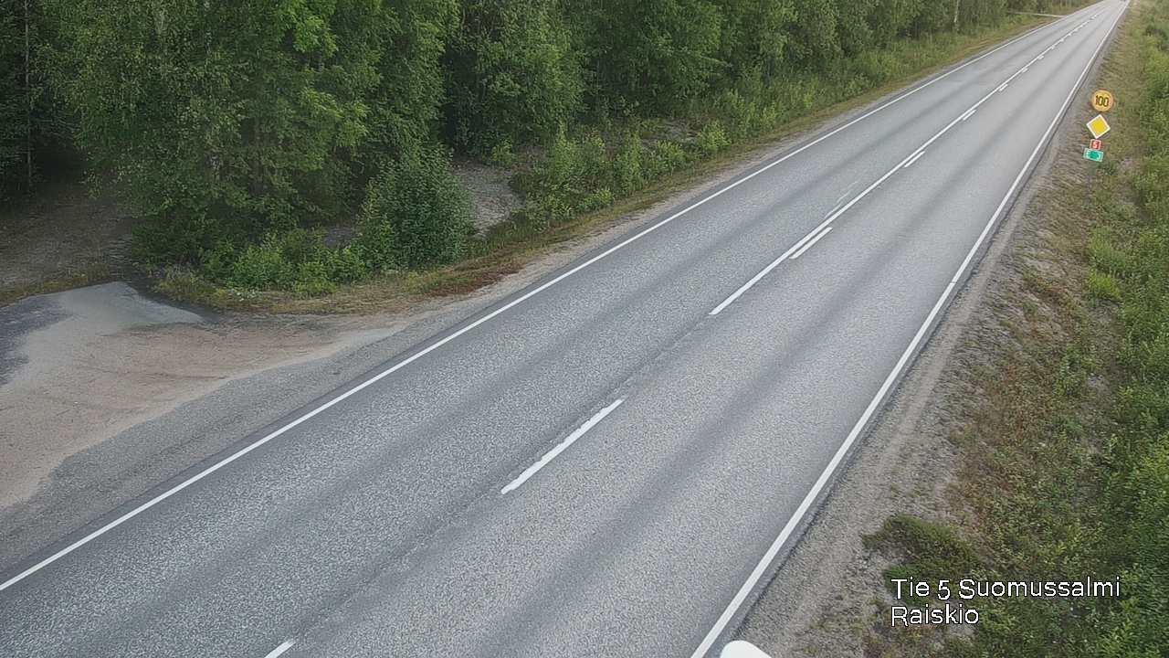 Kelikamerat Kuva Tie 5 Suomussalmi Raiskio, Suomussalmi, Kainuu