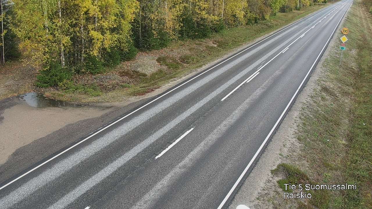 Kelikamerat Kuva Tie 5 Suomussalmi Raiskio, Suomussalmi, Kainuu