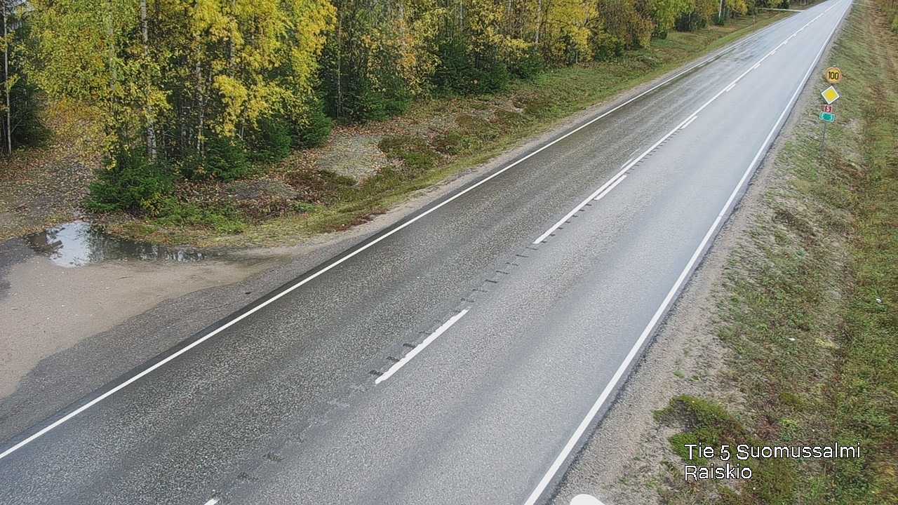 Weather Camera Image Road 5 Suomussalmi Raiskio, Suomussalmi, Kainuu