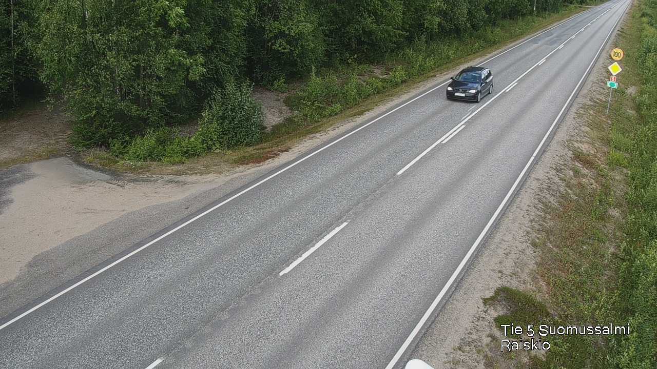 Kelikamerat Kuva Tie 5 Suomussalmi Raiskio, Suomussalmi, Kainuu