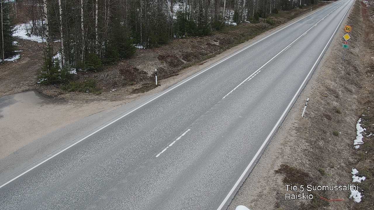 Kelikamerat Kuva Tie 5 Suomussalmi Raiskio, Suomussalmi, Kainuu