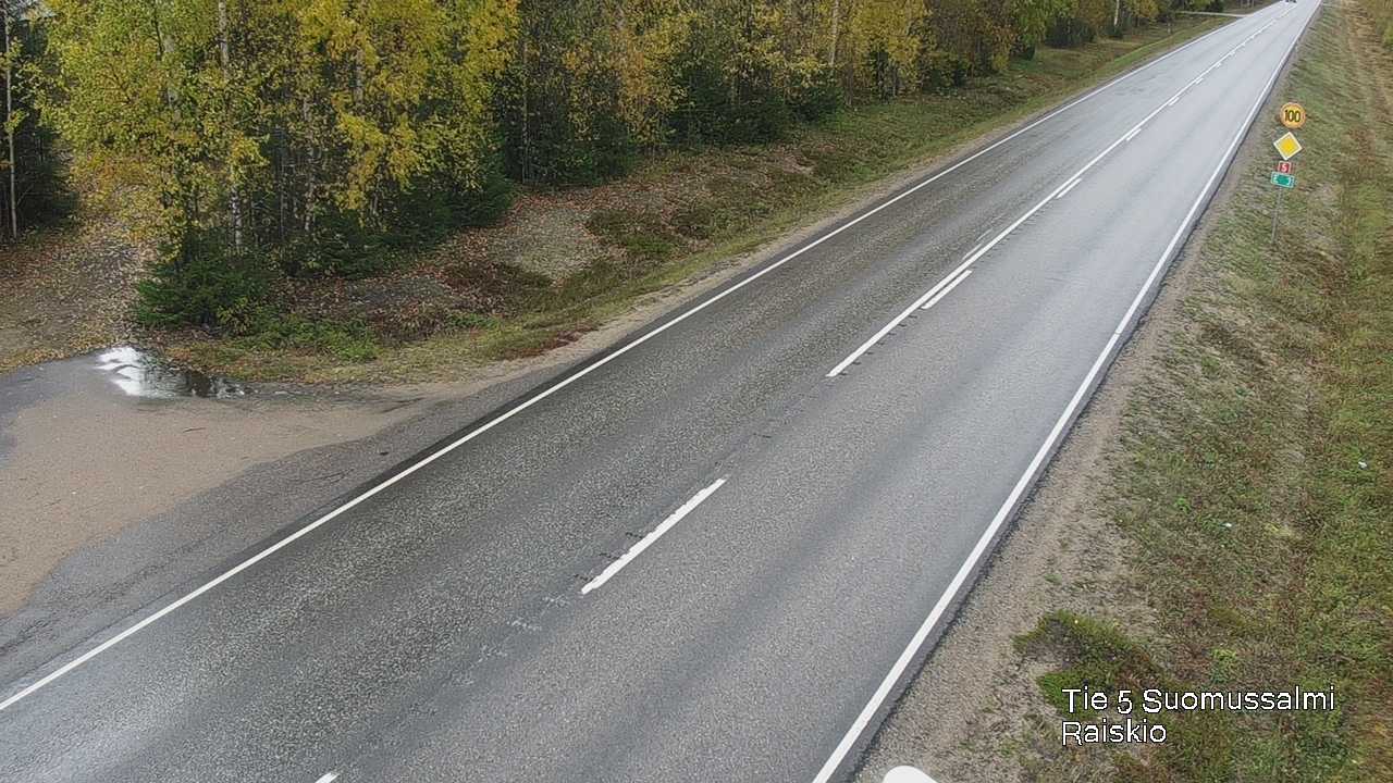 Kelikamerat Kuva Tie 5 Suomussalmi Raiskio, Suomussalmi, Kainuu