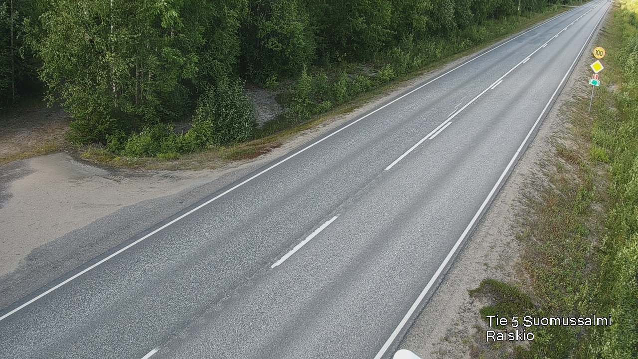 Kelikamerat Kuva Tie 5 Suomussalmi Raiskio, Suomussalmi, Kainuu