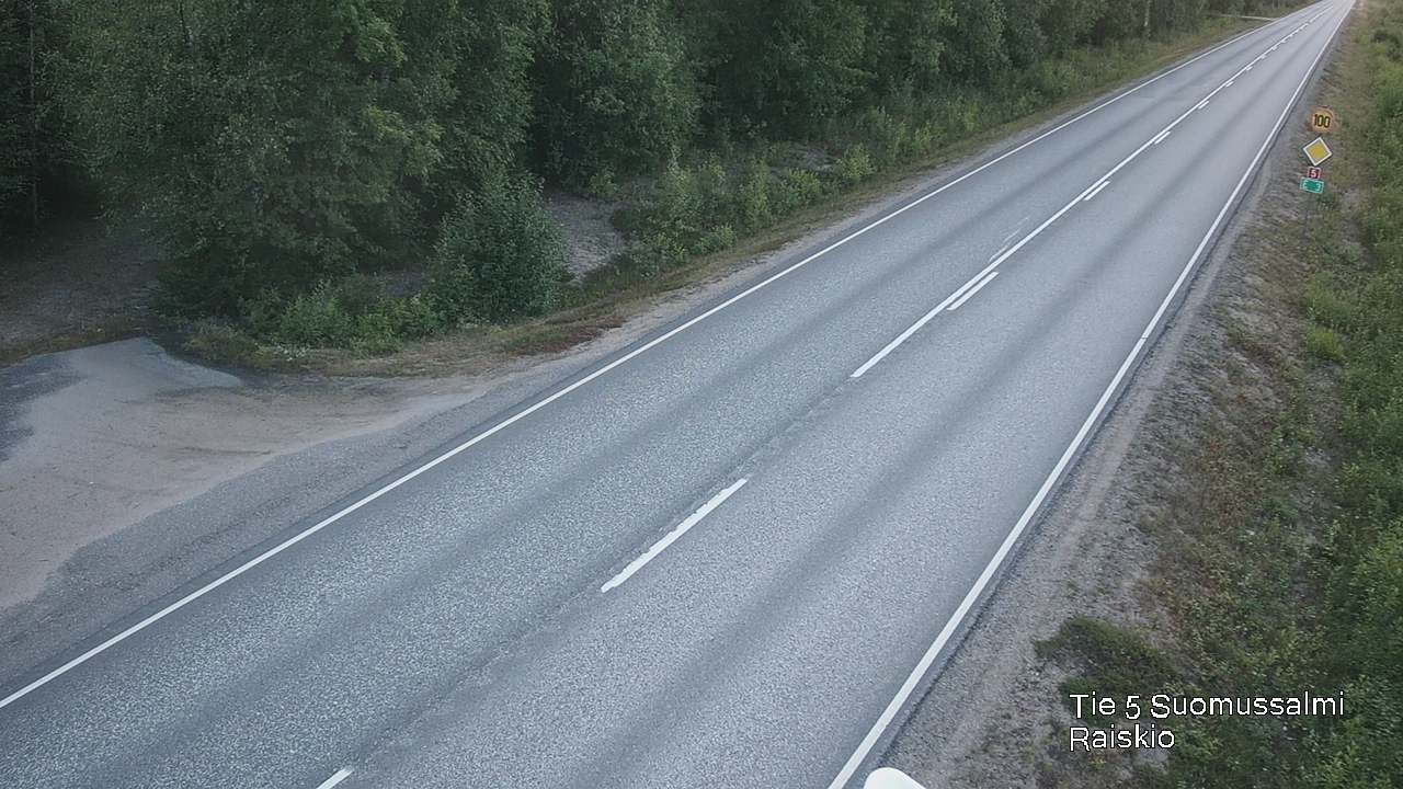 Kelikamerat Kuva Tie 5 Suomussalmi Raiskio, Suomussalmi, Kainuu