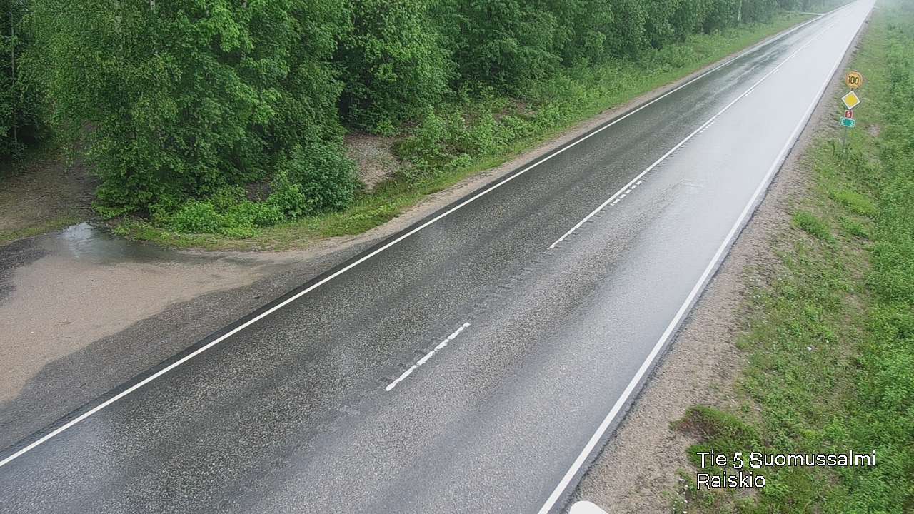Kelikamerat Kuva Tie 5 Suomussalmi Raiskio, Suomussalmi, Kainuu