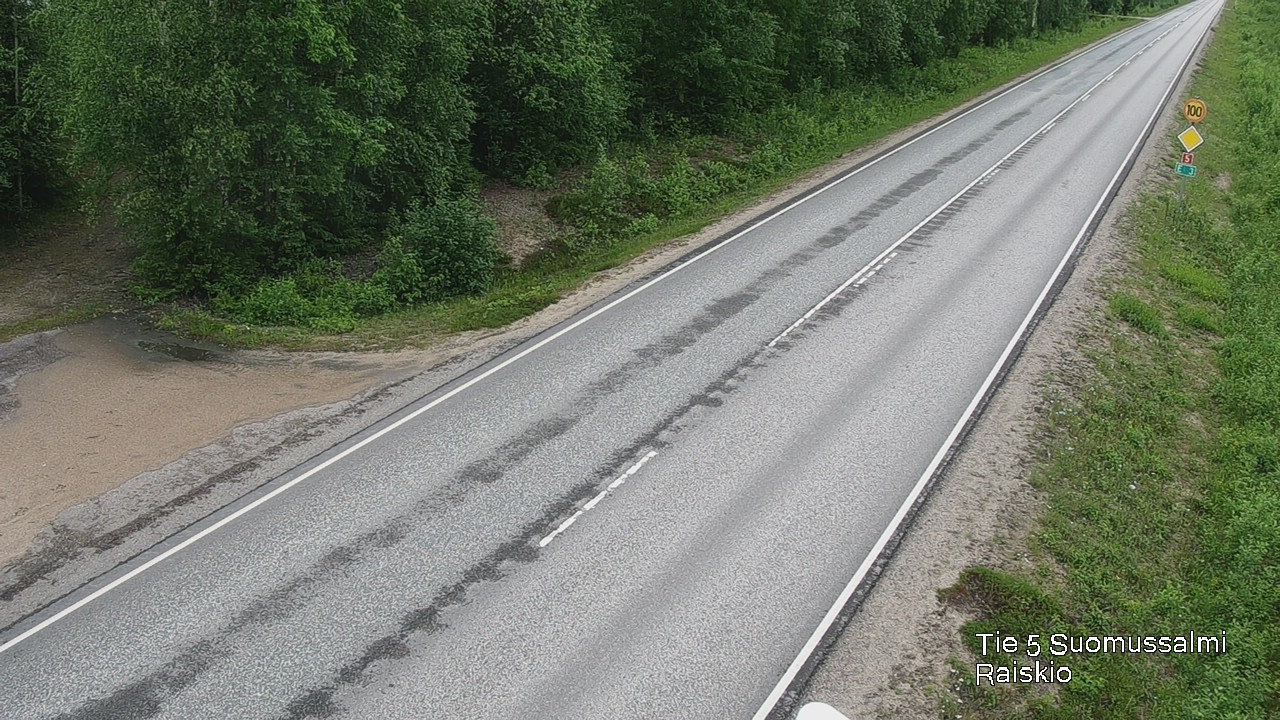 Weather Camera Image Road 5 Suomussalmi Raiskio, Suomussalmi, Kainuu