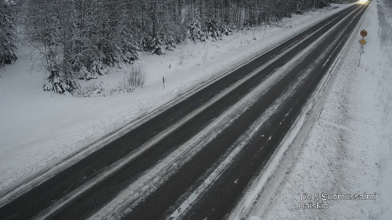 Weather Camera Image Väg 5 Suomussalmi Raiskio, Suomussalmi, Kainuu