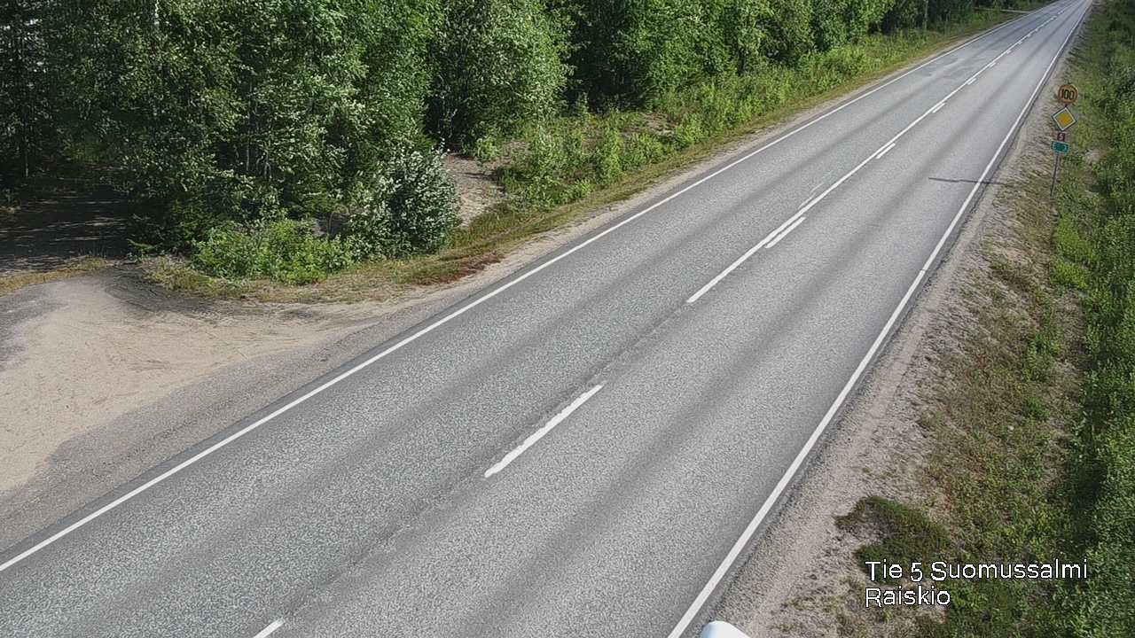 Kelikamerat Kuva Tie 5 Suomussalmi Raiskio, Suomussalmi, Kainuu