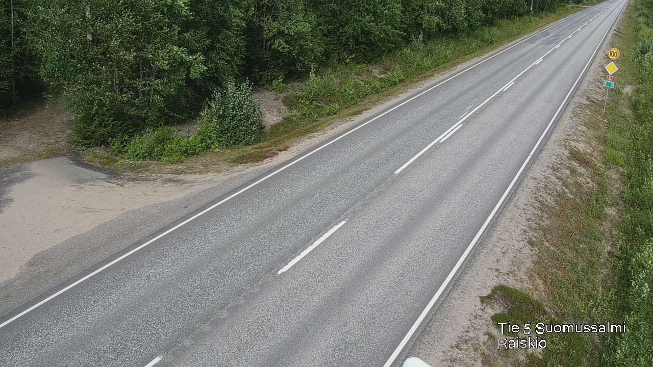 Kelikamerat Kuva Tie 5 Suomussalmi Raiskio, Suomussalmi, Kainuu