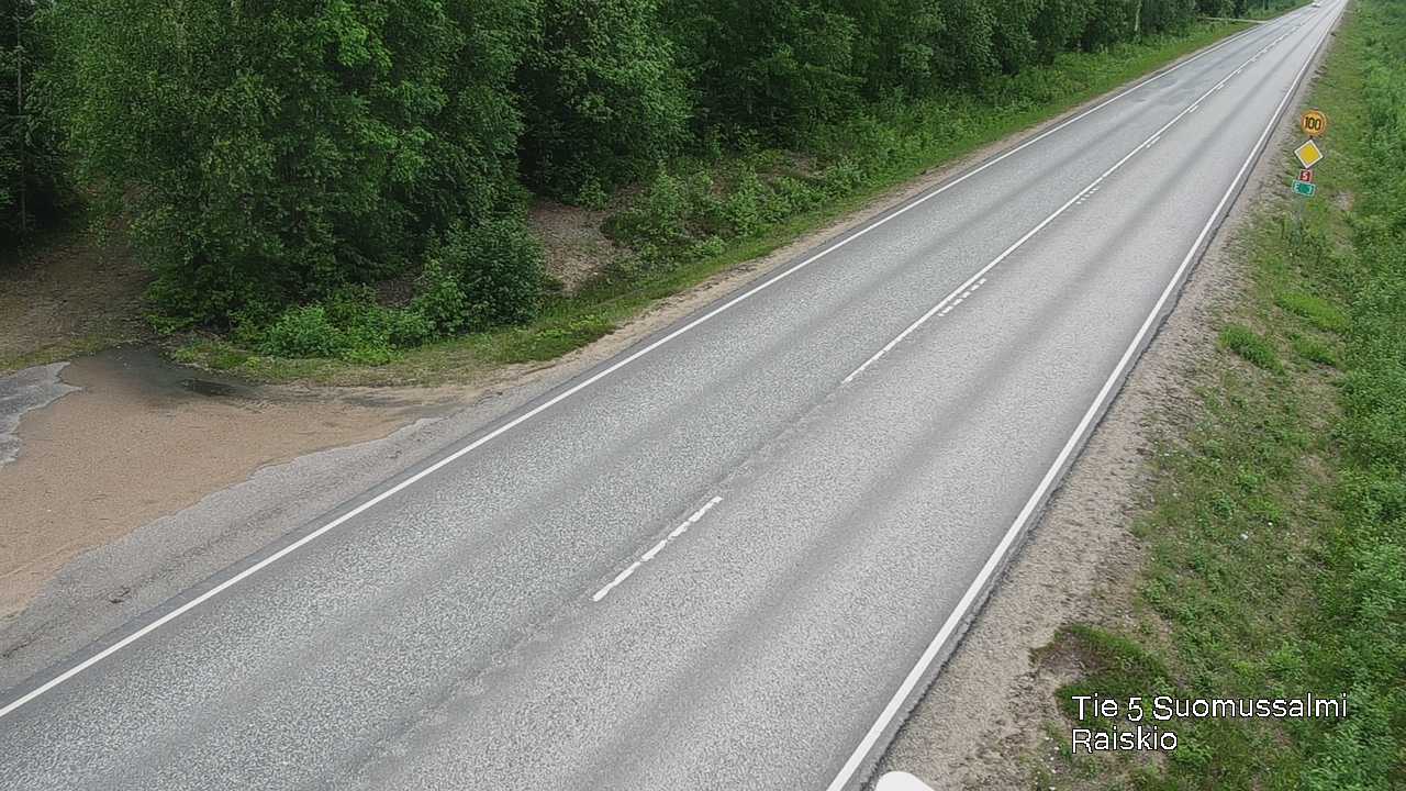 Kelikamerat Kuva Tie 5 Suomussalmi Raiskio, Suomussalmi, Kainuu