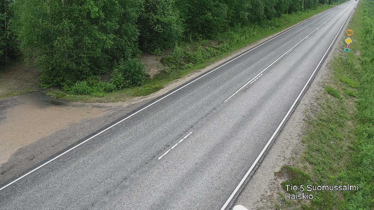 Kelikamerat Kuva Tie 5 Suomussalmi Raiskio, Suomussalmi, Kainuu
