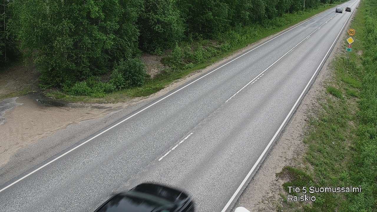 Weather Camera Image Road 5 Suomussalmi Raiskio, Suomussalmi, Kainuu