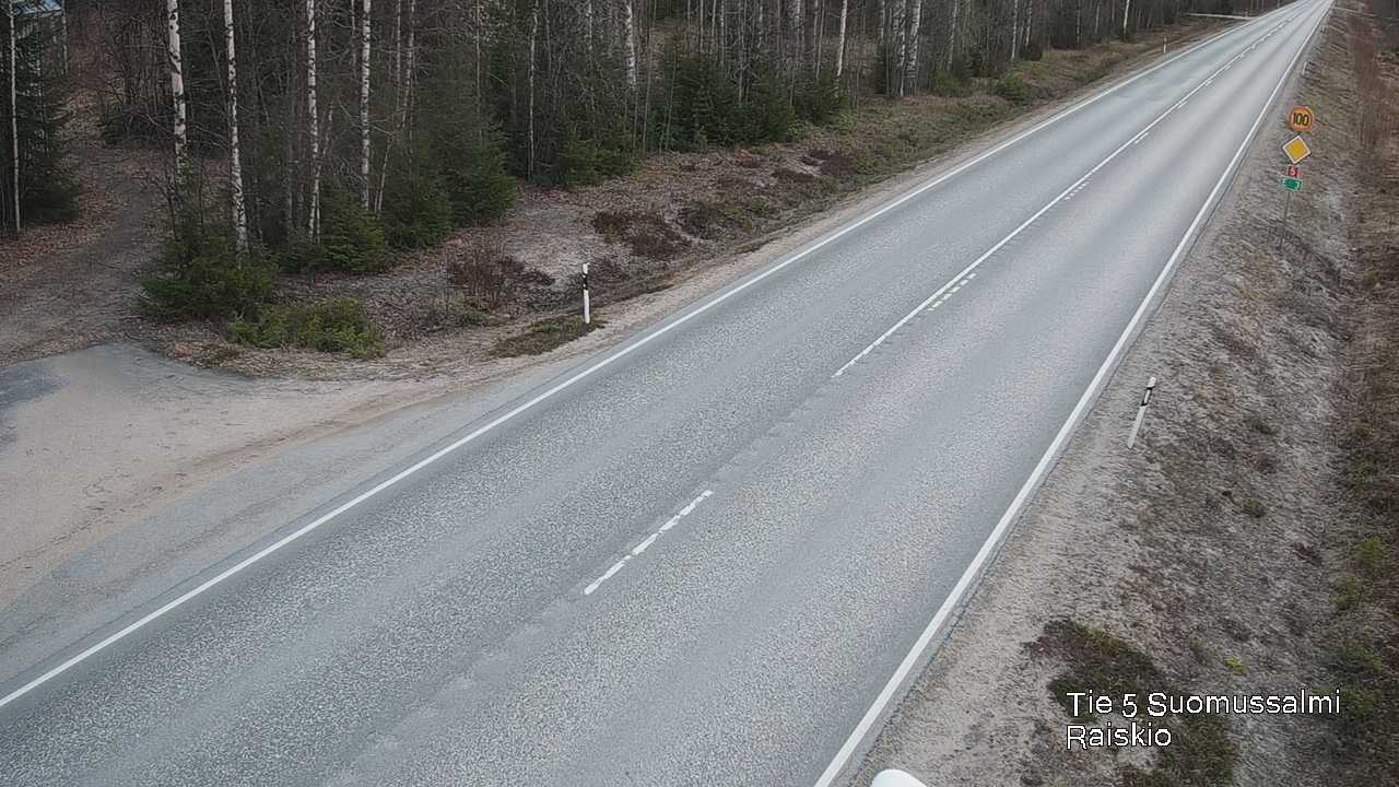 Kelikamerat Kuva Tie 5 Suomussalmi Raiskio, Suomussalmi, Kainuu