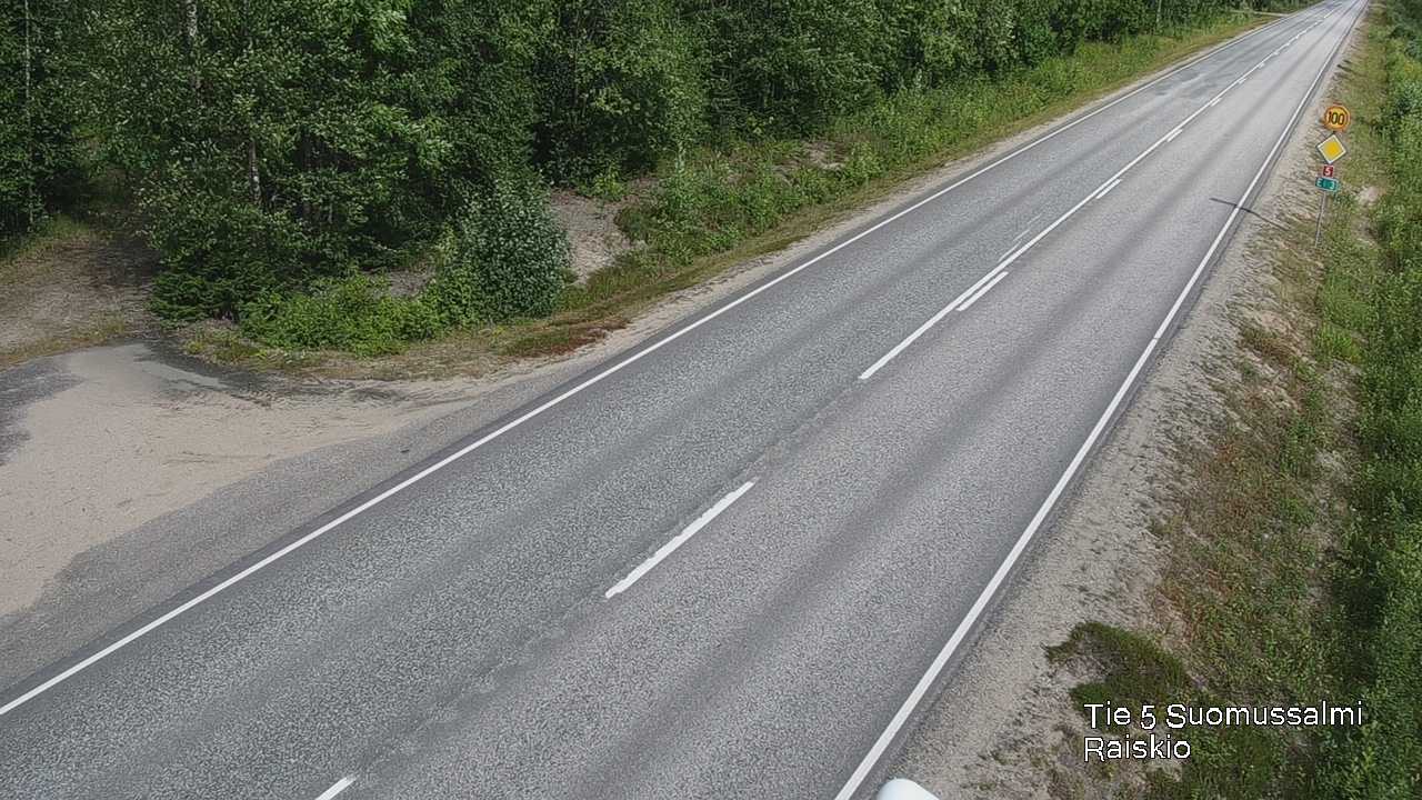 Kelikamerat Kuva Tie 5 Suomussalmi Raiskio, Suomussalmi, Kainuu