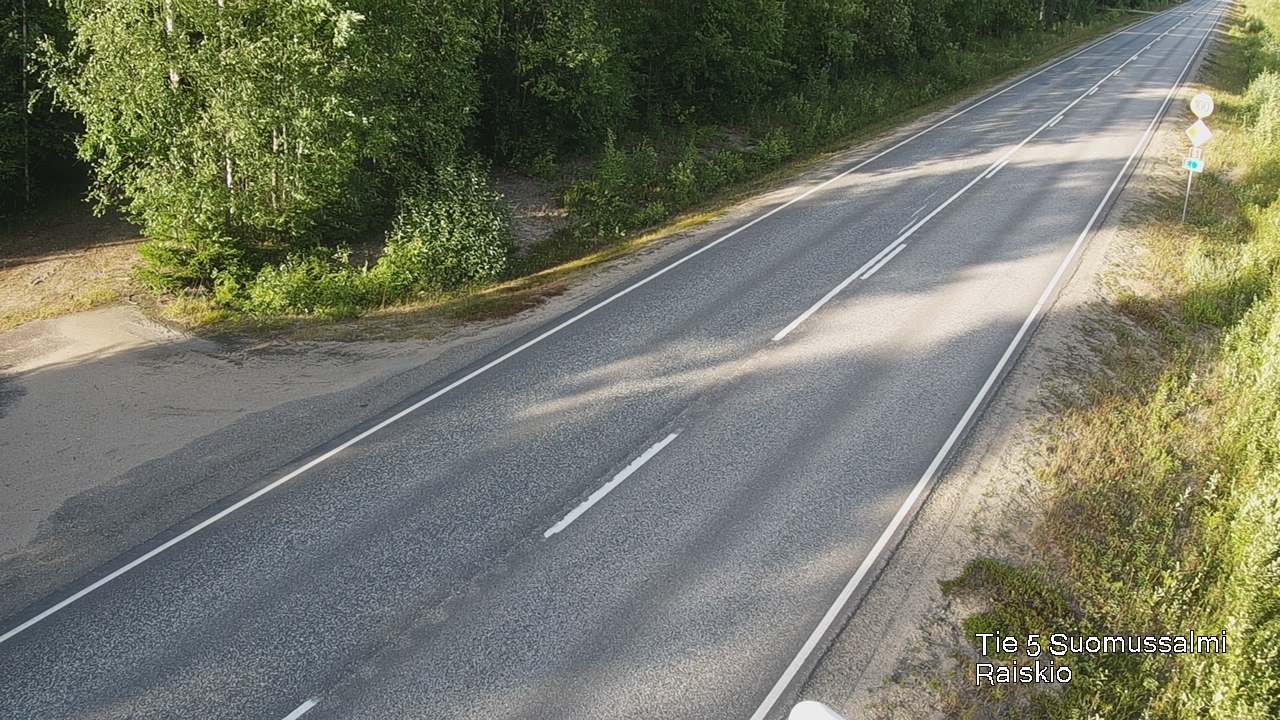Kelikamerat Kuva Tie 5 Suomussalmi Raiskio, Suomussalmi, Kainuu