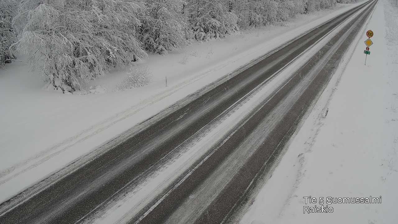 Weather Camera Image Road 5 Suomussalmi Raiskio, Suomussalmi, Kainuu