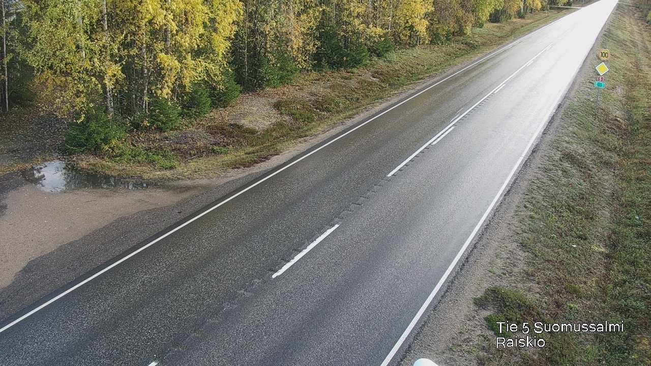 Weather Camera Image Road 5 Suomussalmi Raiskio, Suomussalmi, Kainuu