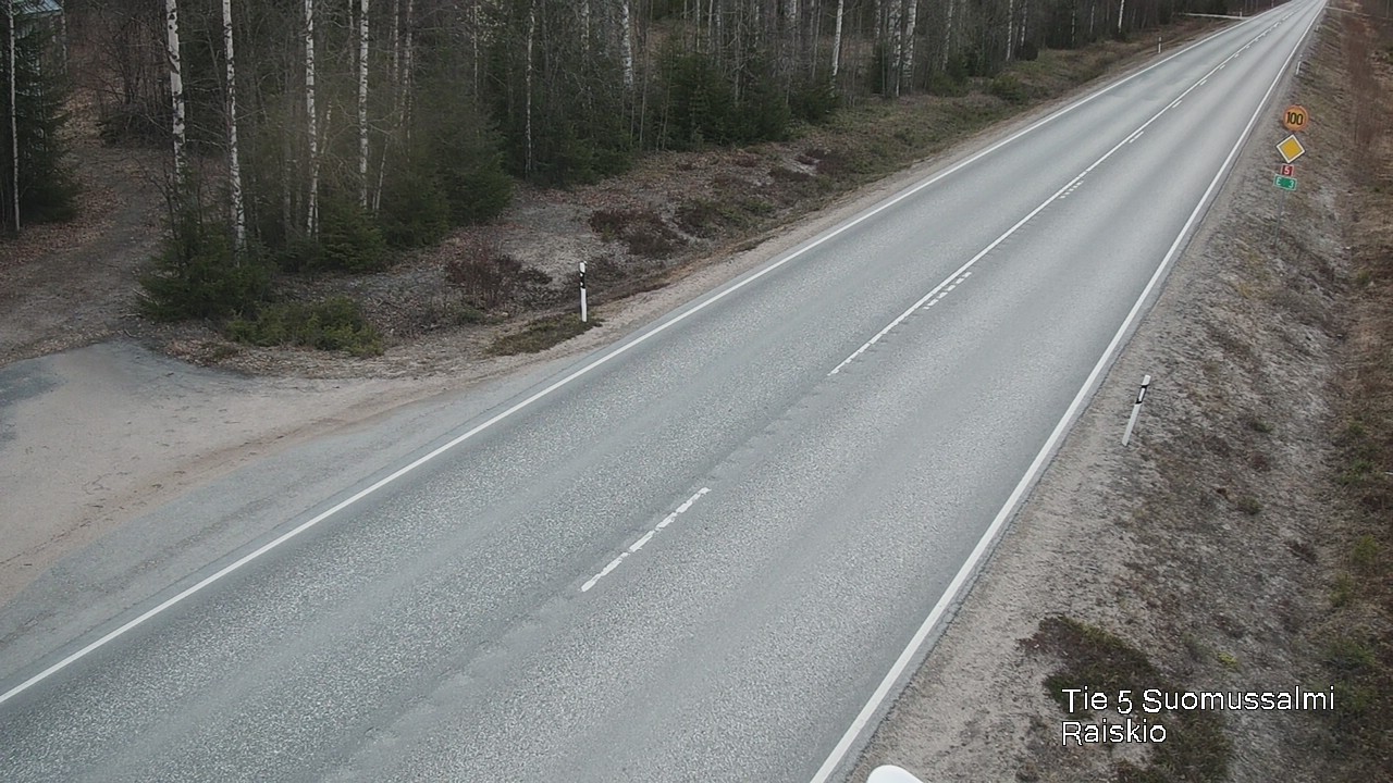 Kelikamerat Kuva Tie 5 Suomussalmi Raiskio, Suomussalmi, Kainuu